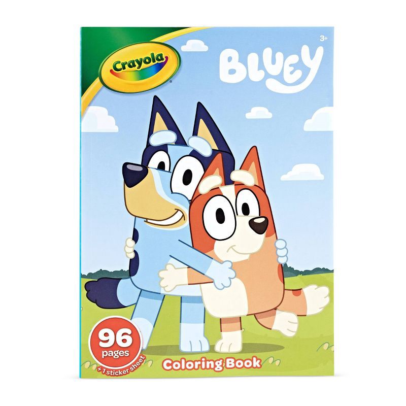 slide 1 of 5, Crayola 96pg Bluey Coloring Book: Stickers & Creative Thinking for Kids, Ages 3+, 10.75" x 7.75", 1 ct