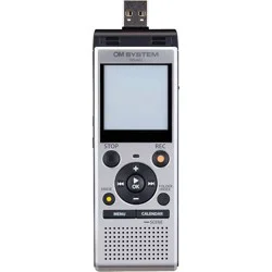 OM System WS-882 Digital Voice Recorder - Silver: Audio Recording Device