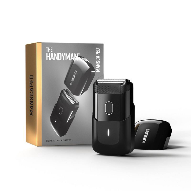 slide 2 of 12, Manscaped The Handyman Compact Face Shaver, Portable SkinSafe Men's Travel Facial Hair Electric Razor, 1 ct