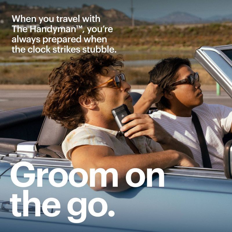 slide 11 of 12, Manscaped The Handyman Compact Face Shaver, Portable SkinSafe Men's Travel Facial Hair Electric Razor, 1 ct