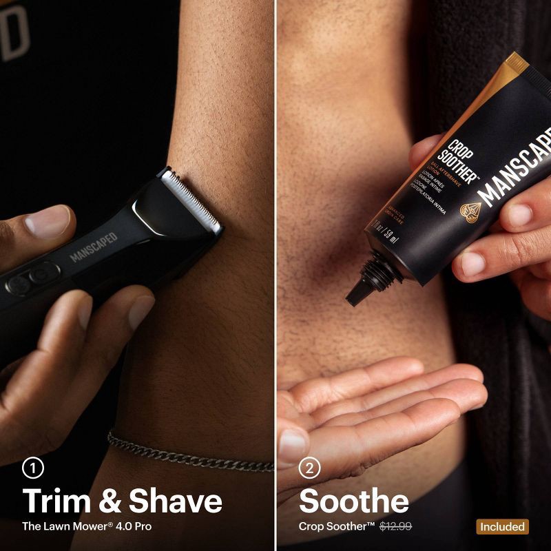 slide 5 of 13, MANSCAPED The Lawn Mower 4.0 Pro Essentials Kit, SkinSafe Electric Groin and Body Hair Trimmer, Men's Grooming Gift Set, 1 ct