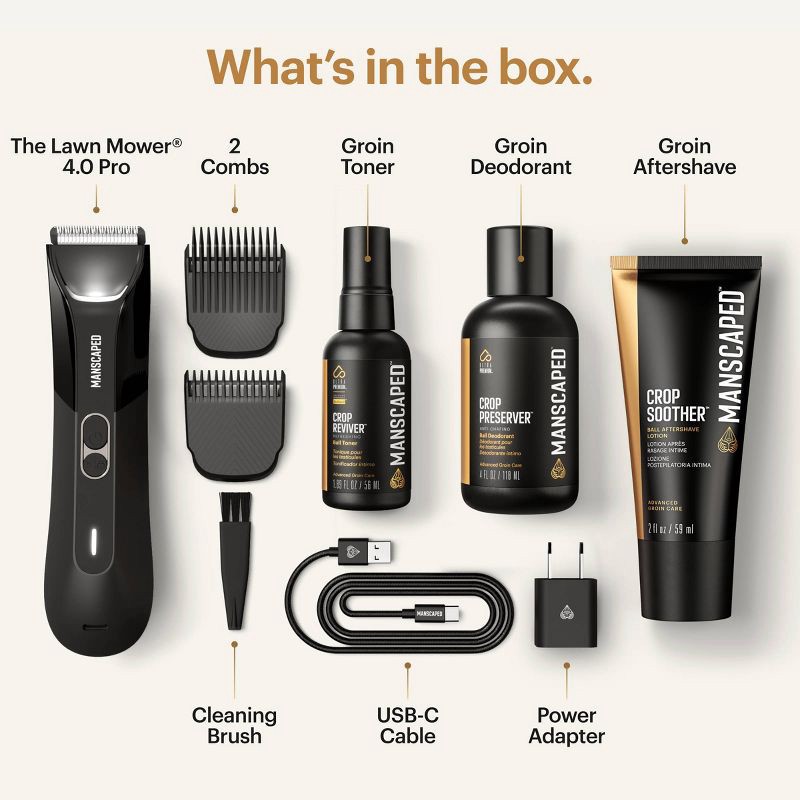 slide 3 of 13, Manscaped Lawn Mower 4.0 Pro Refined Kit, 1 ct