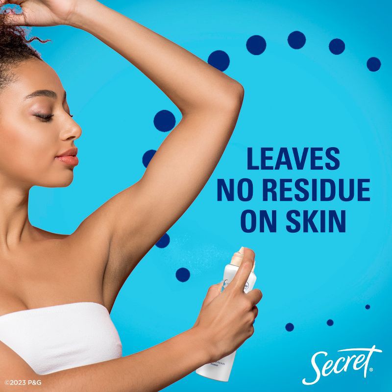 slide 9 of 12, Secret Dry Spray Antiperspirant and Deodorant for Women - Shower Fresh - 4.1oz, 4.1 oz