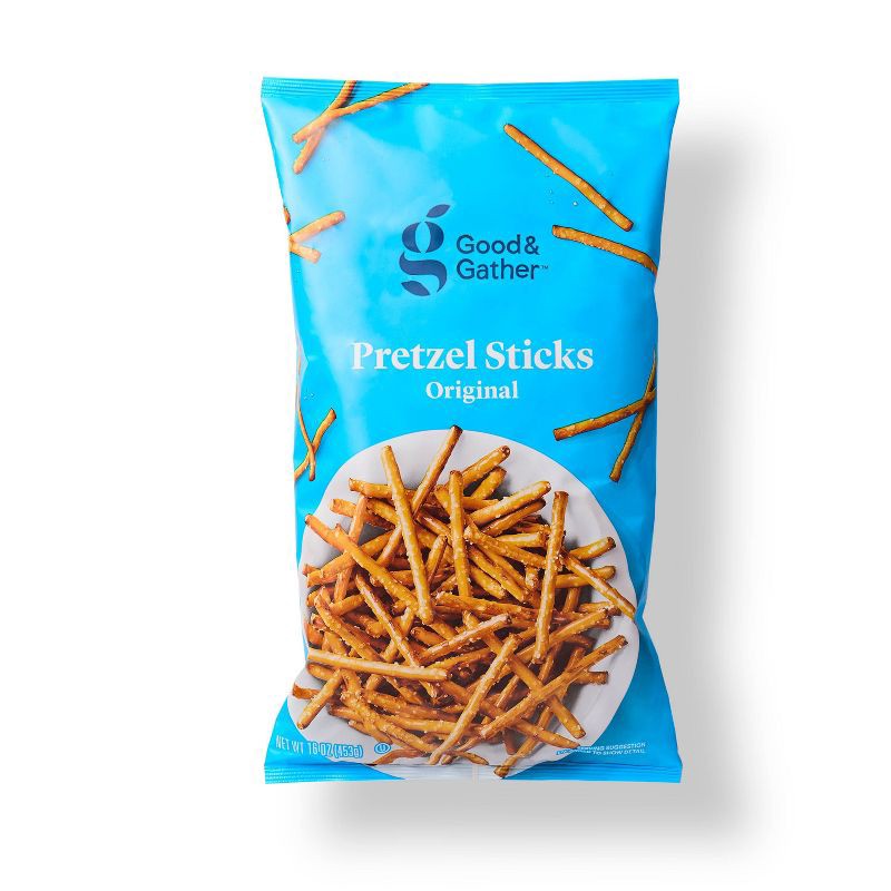 slide 1 of 4, Pretzel Sticks - 16oz - Good & Gather™, 16 oz