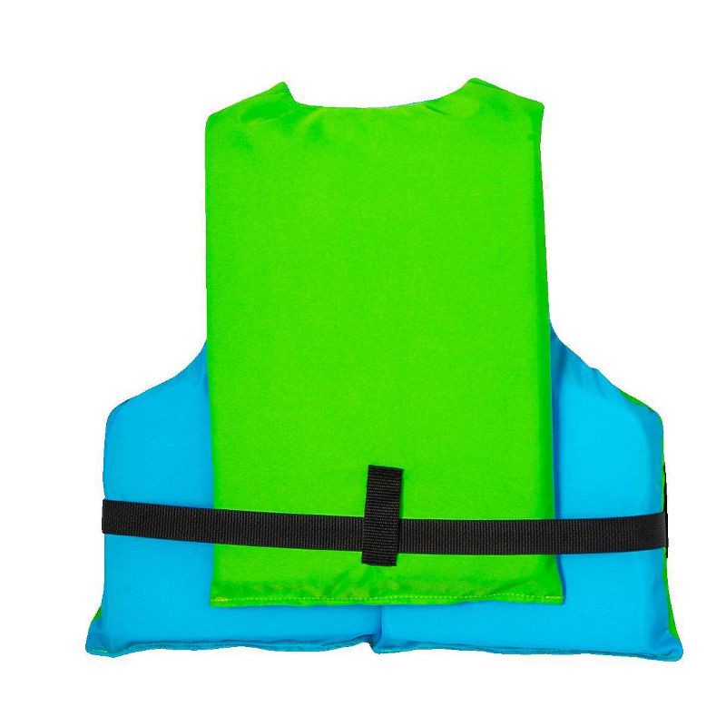 slide 2 of 2, O'Brien Youth Life Jacket - Green: Nylon Vest, Buckle Closure, 55-88 lbs Range, 1 ct
