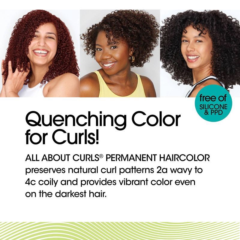 slide 2 of 5, All About Curls 20-Volume 6% Color Developer Permanent Hair Color - 4 fl oz, 4 fl oz