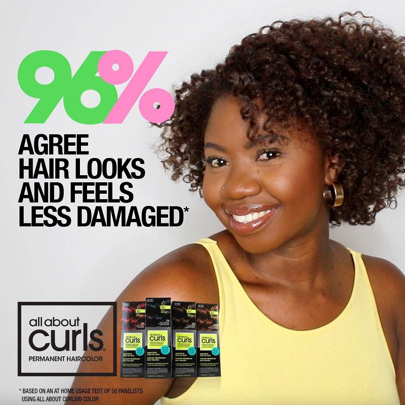 slide 4 of 5, All About Curls 20-Volume 6% Color Developer Permanent Hair Color - 4 fl oz, 4 fl oz