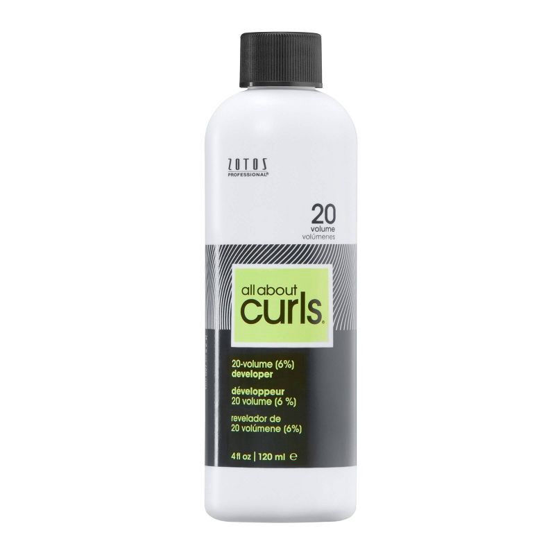 slide 1 of 5, All About Curls 20-Volume 6% Color Developer Permanent Hair Color - 4 fl oz, 4 fl oz