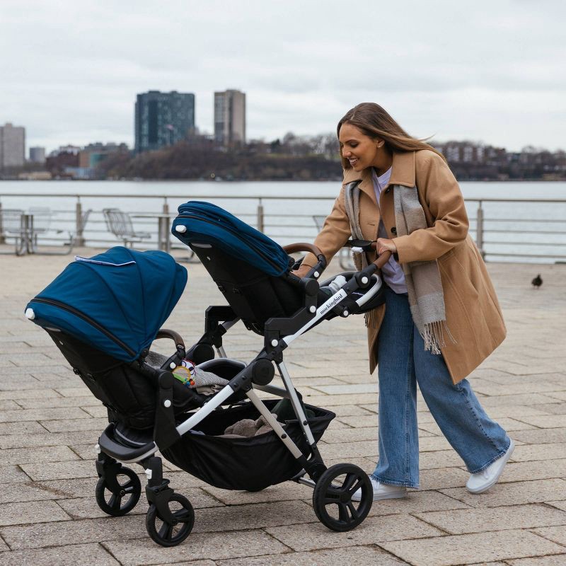 slide 5 of 11, Mockingbird Single-To-Double Stroller 2.0 - Black Windowpane, 1 ct