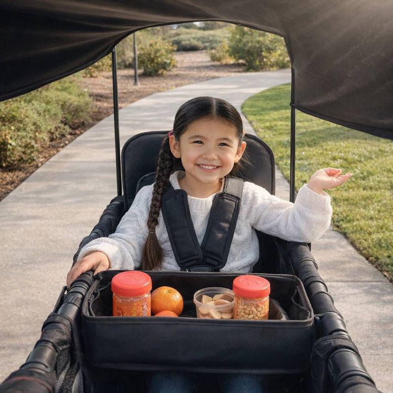 slide 8 of 10, WONDERFOLD W2 Original Stroller with Snack Tray, 1 ct