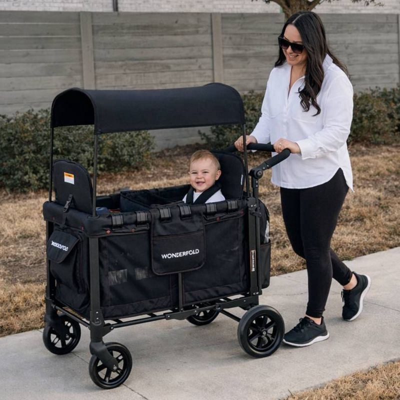 slide 9 of 10, WONDERFOLD W2 Original Stroller with Snack Tray, 1 ct