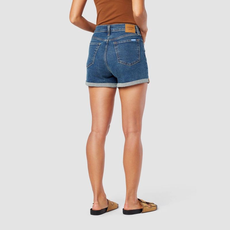 slide 3 of 3, DENIZEN from Levi's DENIZEN® from Levi's® Women's Vintage High-Rise 3" Jean Shorts - Aqua Rhythm 12, 1 ct