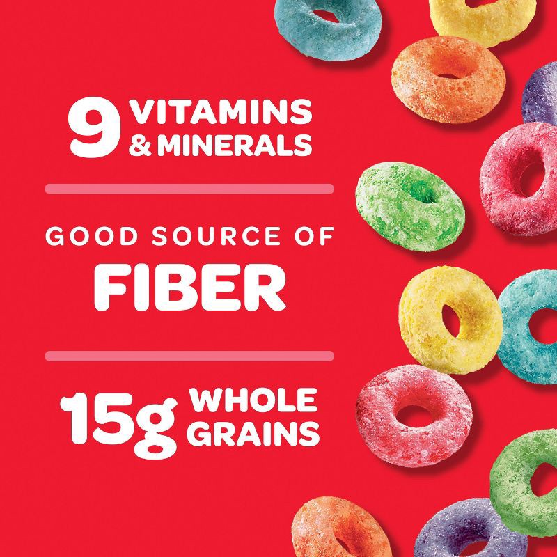 slide 5 of 12, Kellogg's Froot Loops Breakfast Cereal - 16.6oz, 16.6 oz