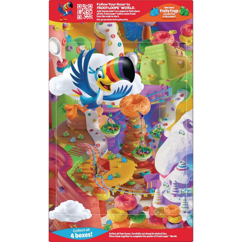 slide 7 of 12, Kellogg's Froot Loops Breakfast Cereal - 16.6oz, 16.6 oz