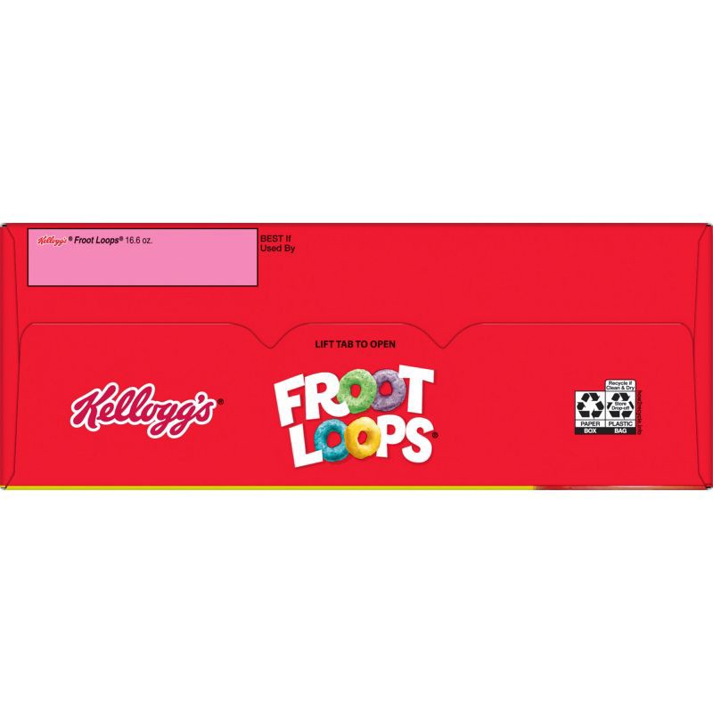 slide 10 of 12, Kellogg's Froot Loops Breakfast Cereal - 16.6oz, 16.6 oz