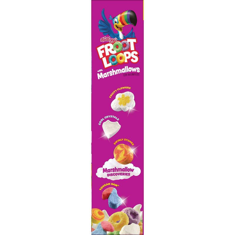 slide 8 of 11, Kellogg's Froot Loops With Marshmallow Breakfast Cereal - 16.2 oz, 16.2 oz
