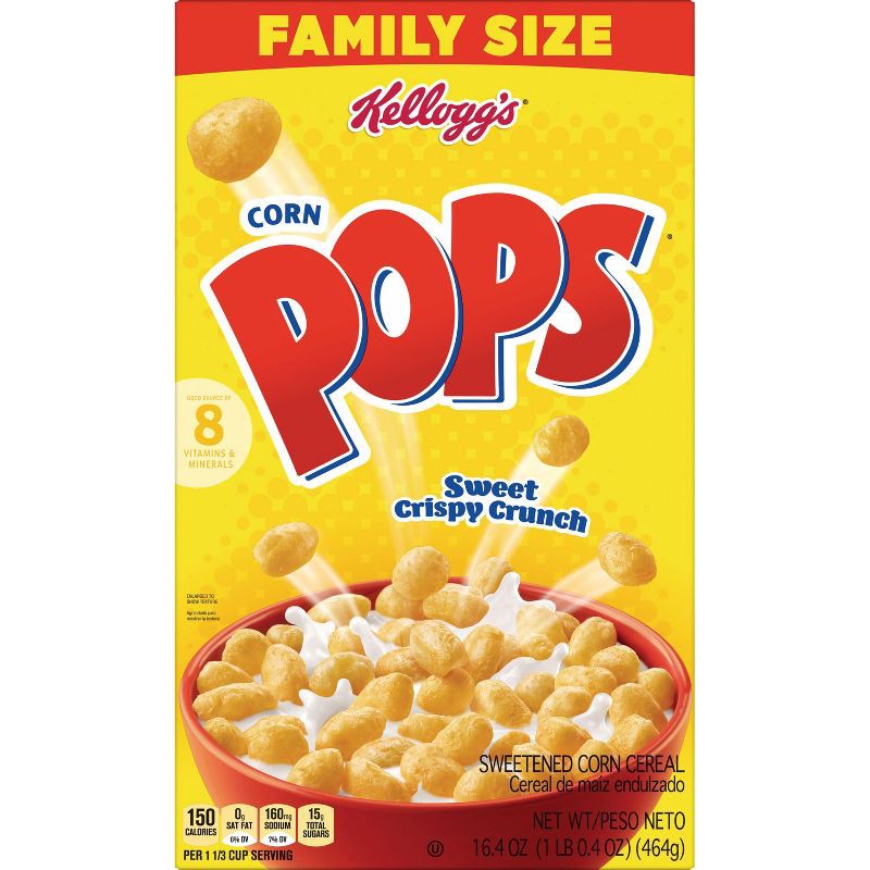 slide 5 of 10, Kellogg's Corn Pops Breakfast Cereal - 16.4oz, 16.4 oz