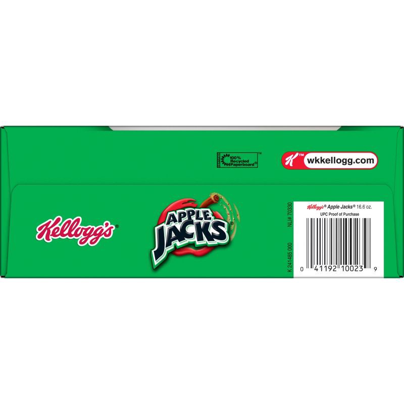 slide 10 of 11, Kellogg's Apple Jacks Breakfast Cereal - 16.6oz, 16.6 oz