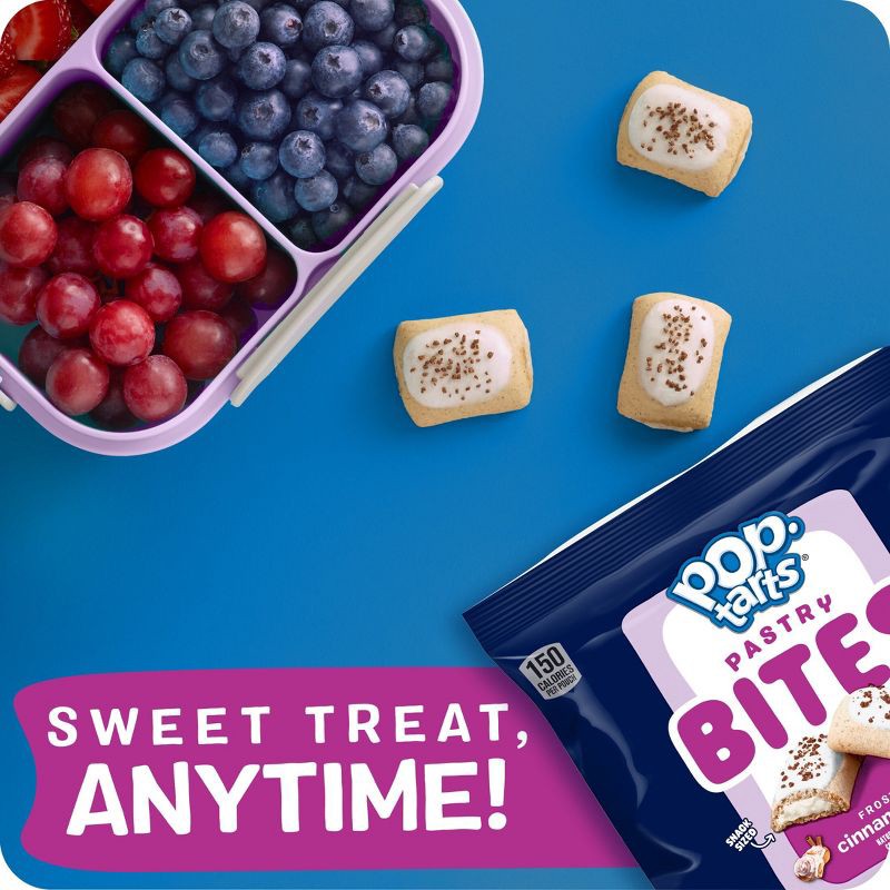 slide 6 of 11, Pop-Tarts Bites Frosted Cinnamon Roll - 10ct / 14.1oz, 10 ct, 14.1 oz