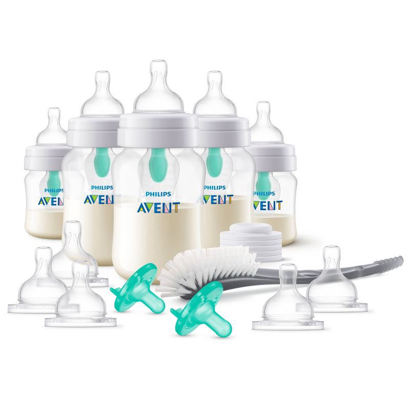 slide 1 of 7, Philips Avent Avent Philips Anti-Colic Baby Bottle with Air-Free Vent Newborn Gift Set - 18pc, 18 ct