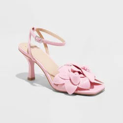 Women's Antonette Heels - A New Day™ Pink 9.5