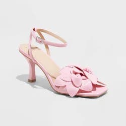 Women's Antonette Heels - A New Day™ Pink 9.5