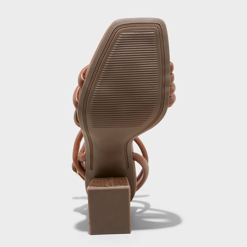 slide 2 of 4, Women's Katana Heels - A New Day™ Brown 6.5, 1 ct