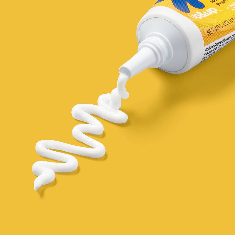 slide 2 of 4, First Aid Antibiotic Pain Relieving Cream - 0.5oz - up&up™, 0.5 oz