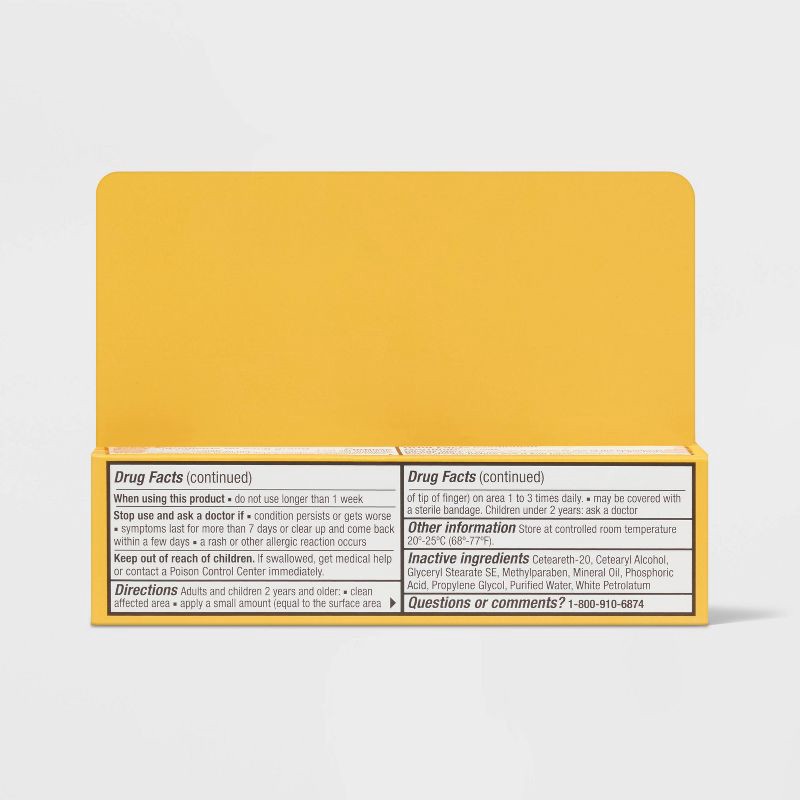 slide 4 of 4, First Aid Antibiotic Pain Relieving Cream - 0.5oz - up&up™, 0.5 oz