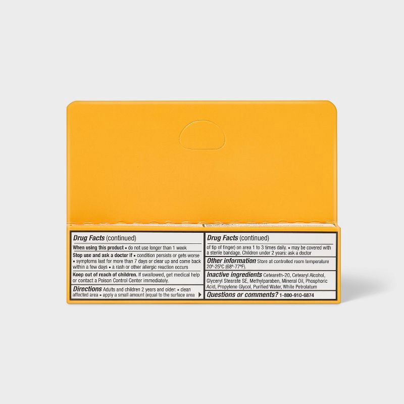 slide 5 of 5, First Aid Antibiotic Pain Relieving Cream - 0.5oz - up&up™, 0.5 oz