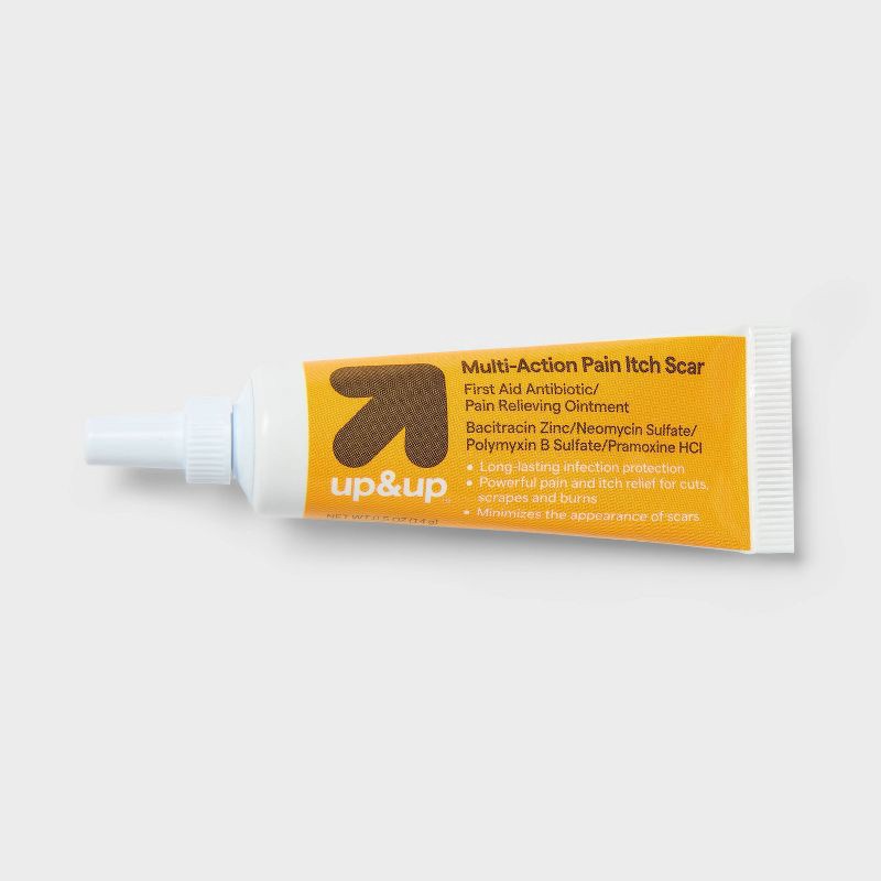slide 3 of 5, Multi-Action Antibiotic First Aid Ointment - .5oz - up&up™, 0.5 oz