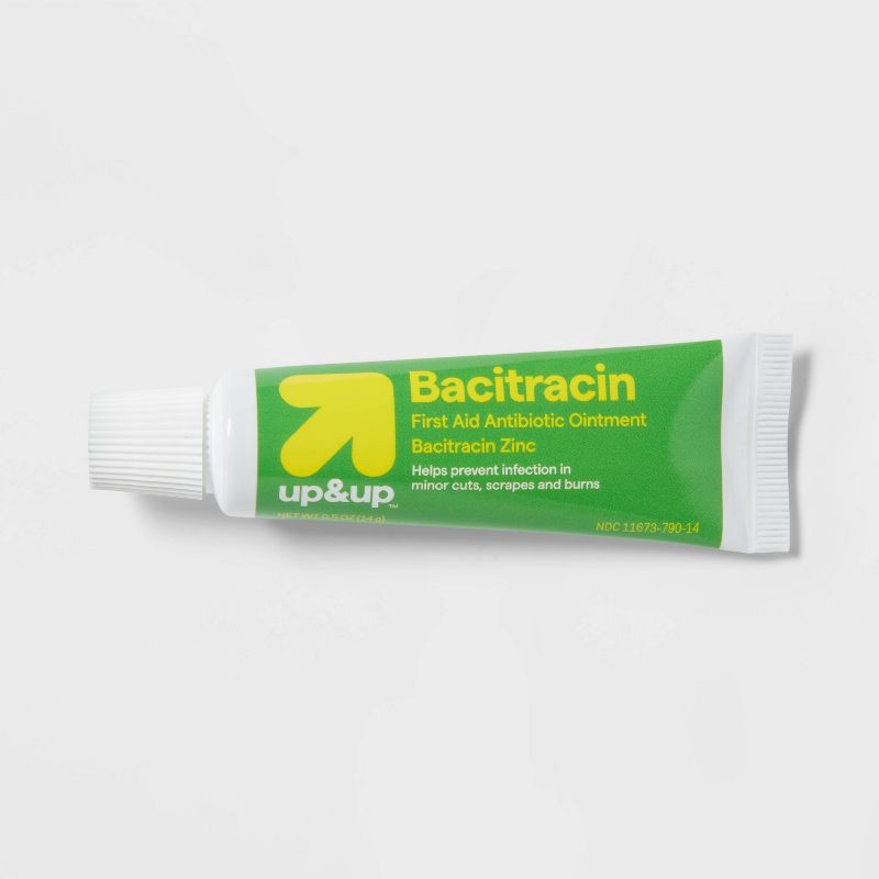 slide 3 of 4, Bacitracin Antibiotic First Aid Ointment - 0.5oz/14gms - up&up™, 0.5 oz
