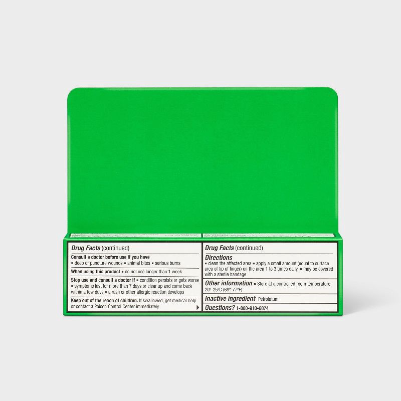 slide 5 of 5, Bacitracin Antibiotic First Aid Ointment - 0.5oz/14gms - up&up™, 0.5 oz