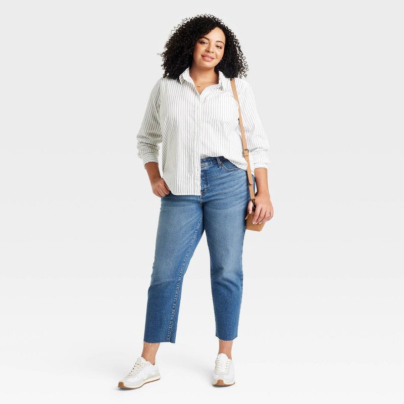 slide 22 of 25, Women's Mercedes Sneakers with Memory Foam Insole - Universal Thread™ White 11: Lace-Up, Faux Leather, Low Top, 1 ct