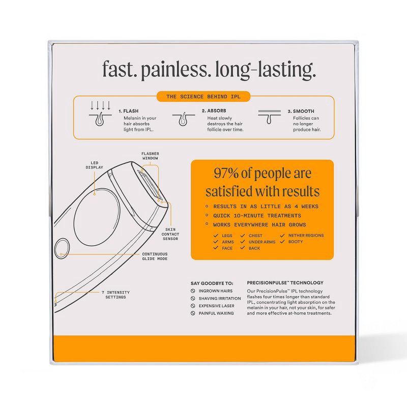 slide 8 of 8, Nood The Flasher 2.0 IPL Permanent Hair Removal, 1 ct