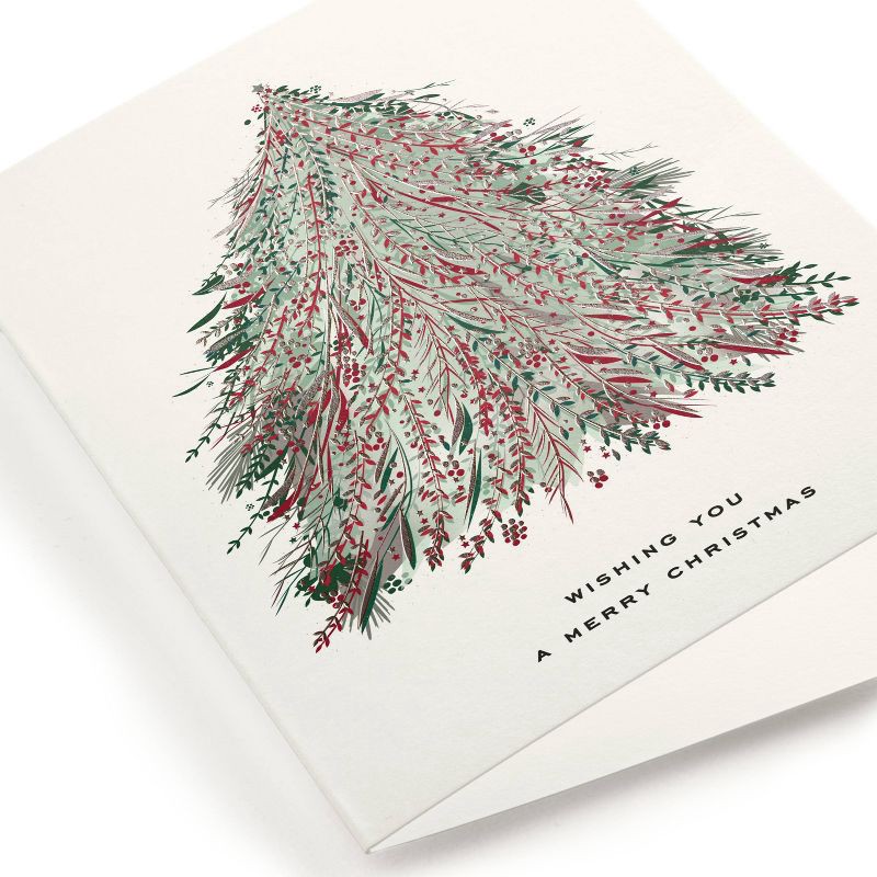 slide 2 of 3, Minted Christmas and New Year Enchanted Greeting Card, 1 ct