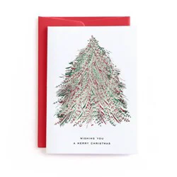 Minted Christmas and New Year Enchanted Greeting Card