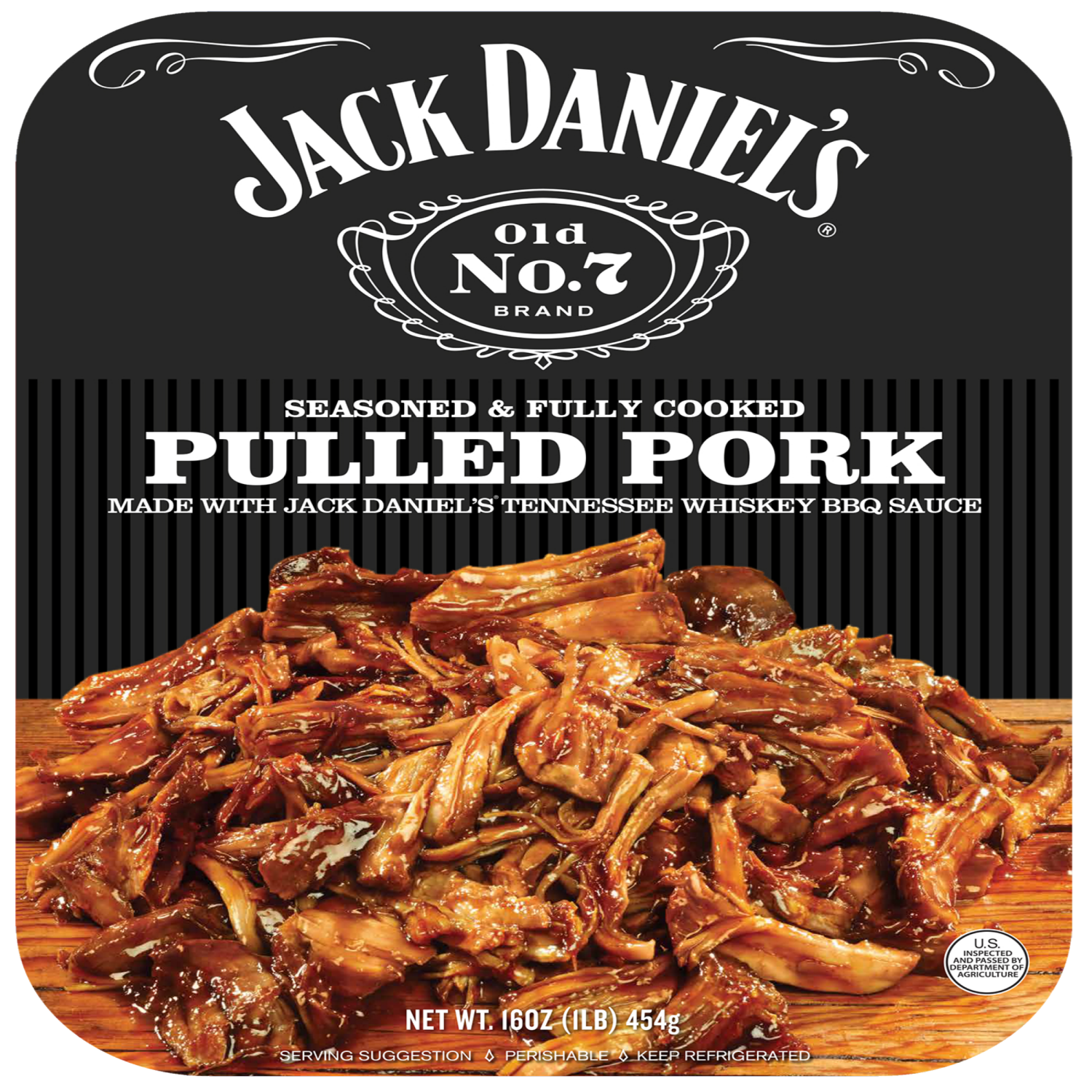 slide 1 of 2, Jack Daniel's Jack Daniels Pulled Pork, 16 oz