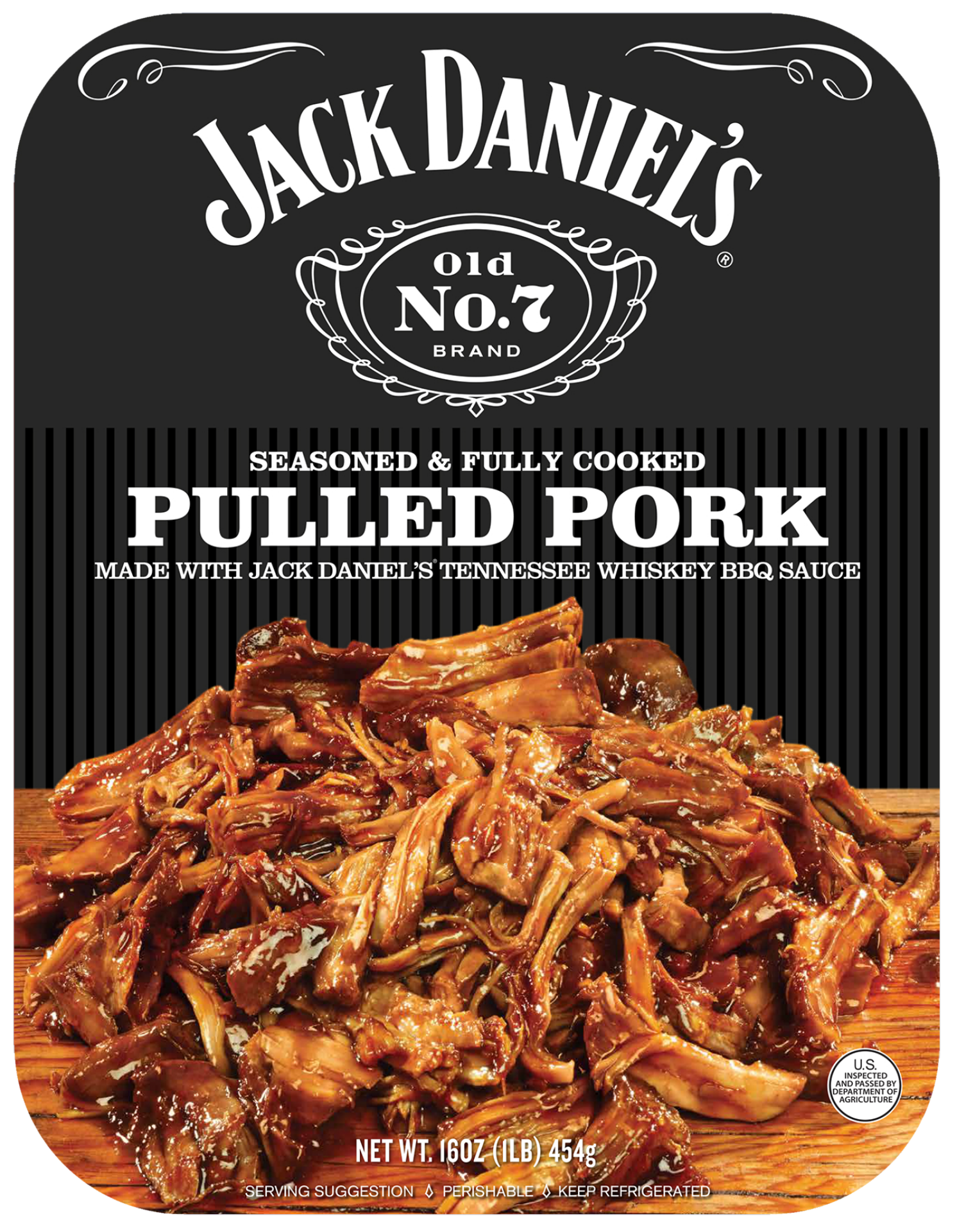 slide 1 of 2, Jack Daniels Pulled Pork 16 Oz, 16 oz