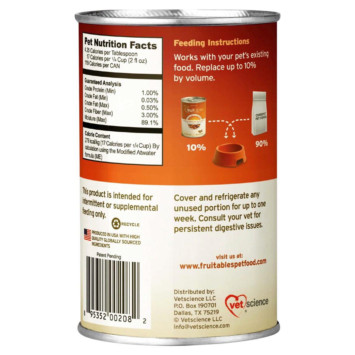 slide 2 of 2, Fruitables Pumpkin Digestive, 15 oz