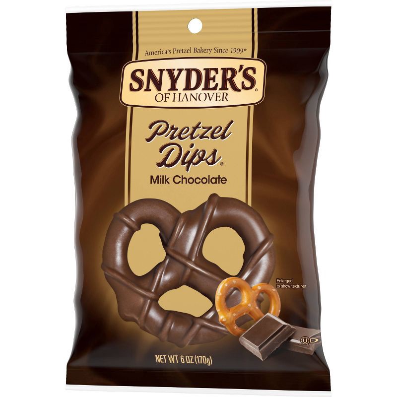slide 3 of 4, Snyder's of Hanover Holiday Milk Chocolate Pretzel Dips - 6oz, 6 oz