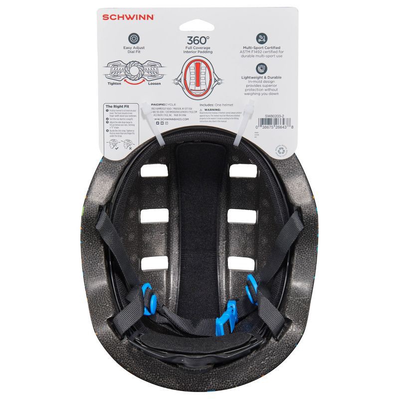 slide 12 of 15, Schwinn Next Gen Burst Youth Bike Helmet - Black, 1 ct