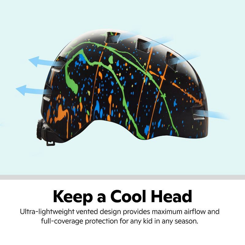 slide 9 of 15, Schwinn Next Gen Burst Youth Bike Helmet - Black, 1 ct