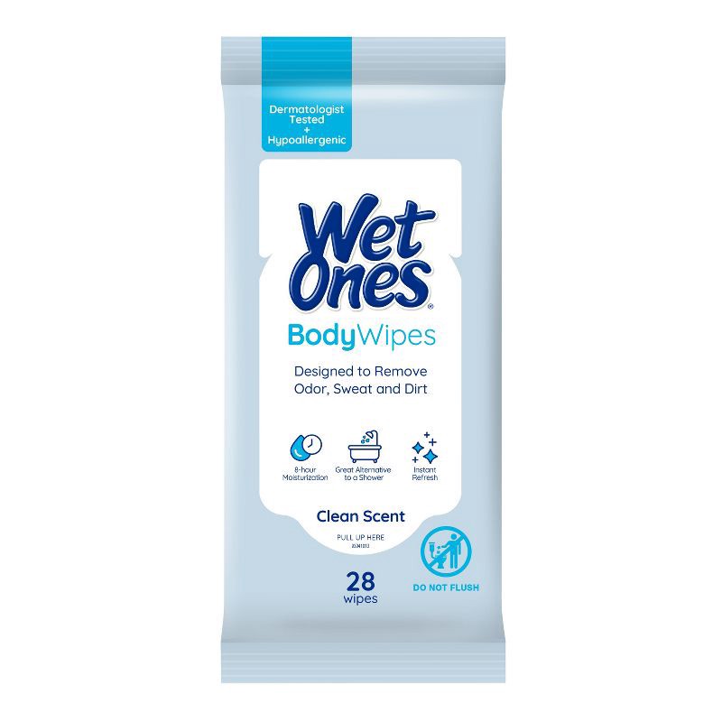 slide 1 of 7, Wet Ones Body Wipes Travel Pack - 28ct, 28 ct