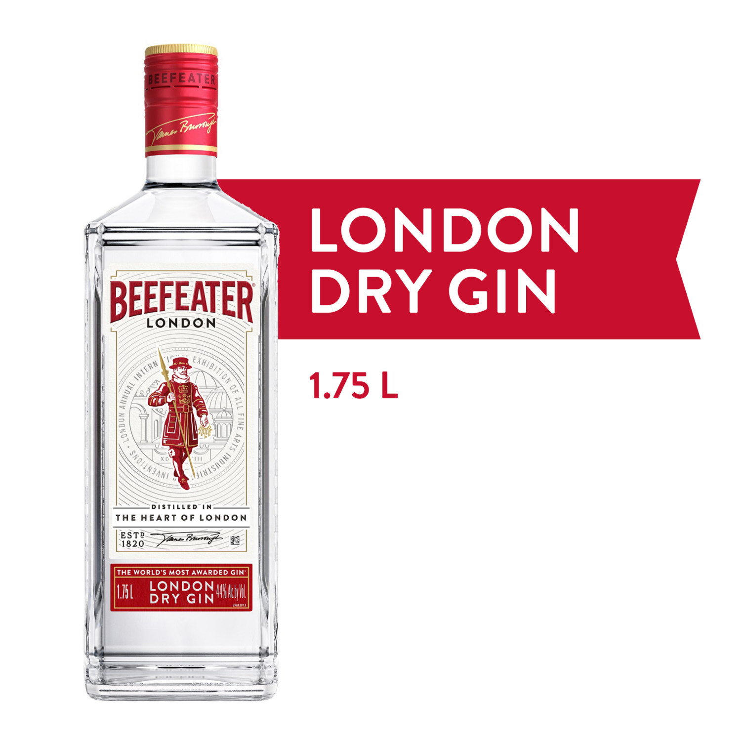 slide 1 of 8, Beefeater London Dry Gin 88p 1.75L Bottle, 1.75 liter