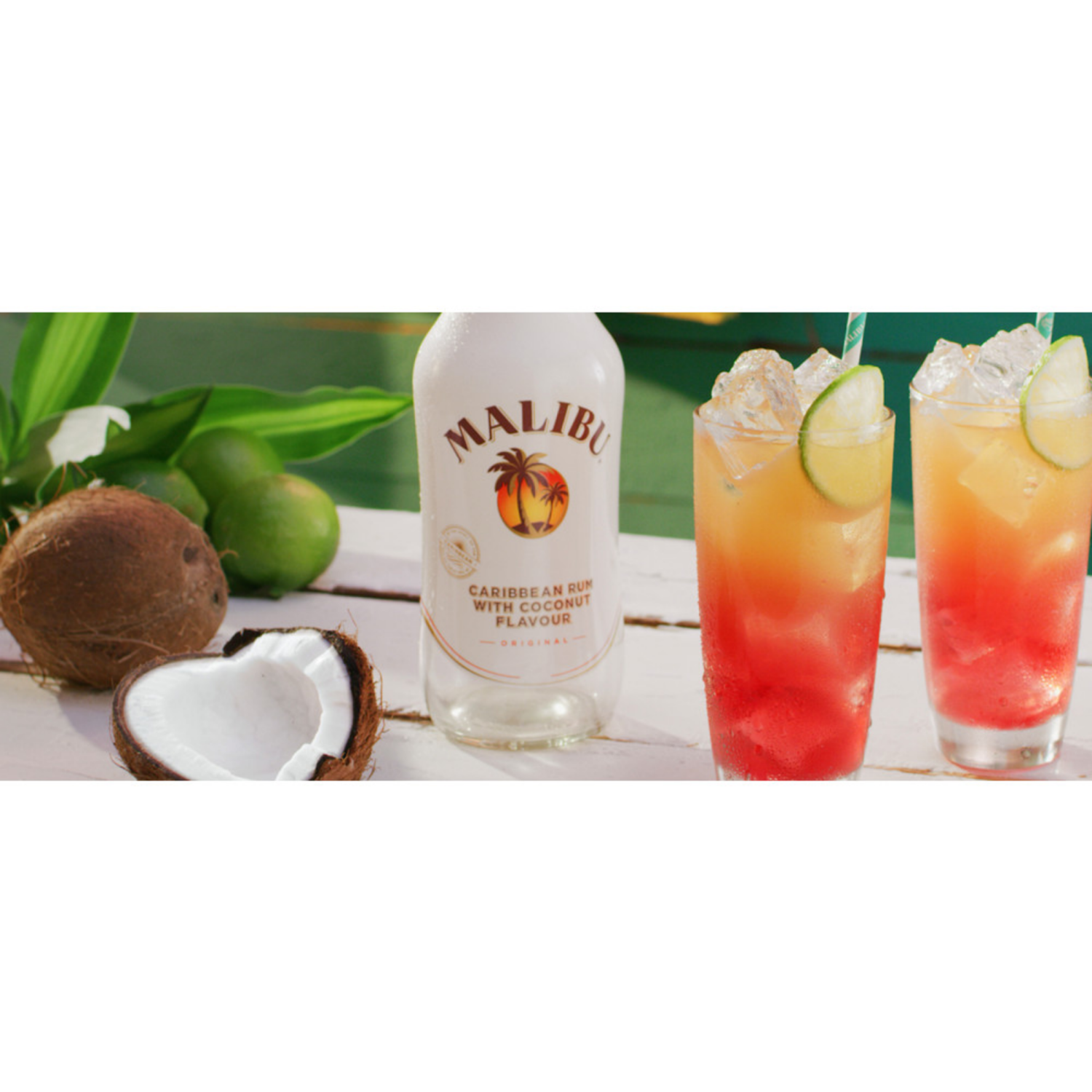 slide 5 of 5, Malibu Caribbean Rum with Pineapple Flavored Liqueur 750mL, 42 Proof, 750 ml