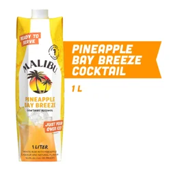 Malibu Cocktail Pineapple Bay Breeze