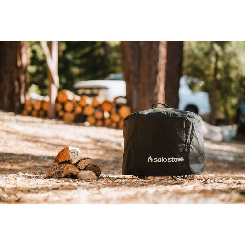 slide 2 of 5, Solo Stove Bonfire 2.0 Outdoor Fire Pit Shelter: Weather-Resistant, PVC-Coated Polyester, Aluminum Reinforced, 1 ct