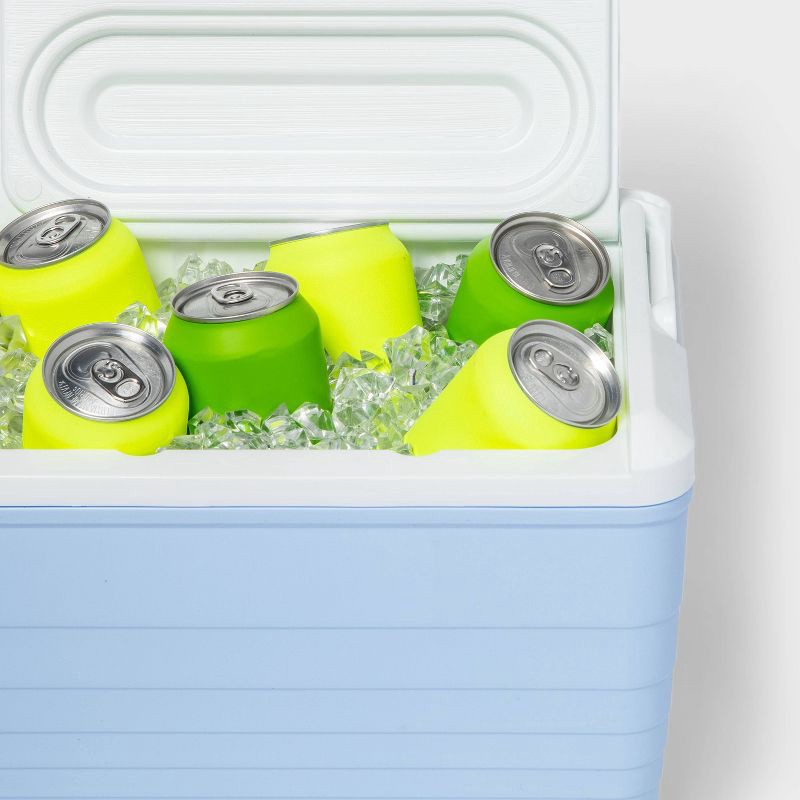 slide 3 of 3, Hardside Cooler 12 Cans/10qt Light Blue - Sun Squad™, 12 cans, 10 qt