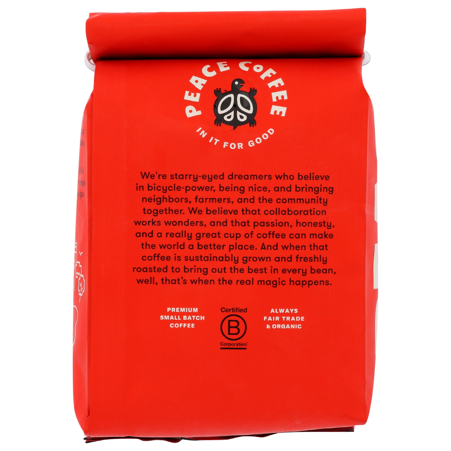 slide 2 of 4, Peace Coffee Organic Fair Trade Birchwood Blend Medium Roast Ground Coffee- 12 oz, 12 oz